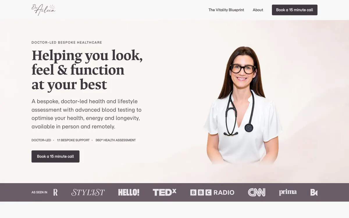 Dr. Aileen website