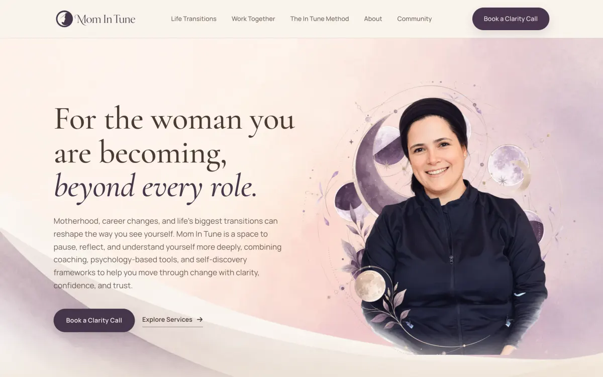 Mom In Tune website