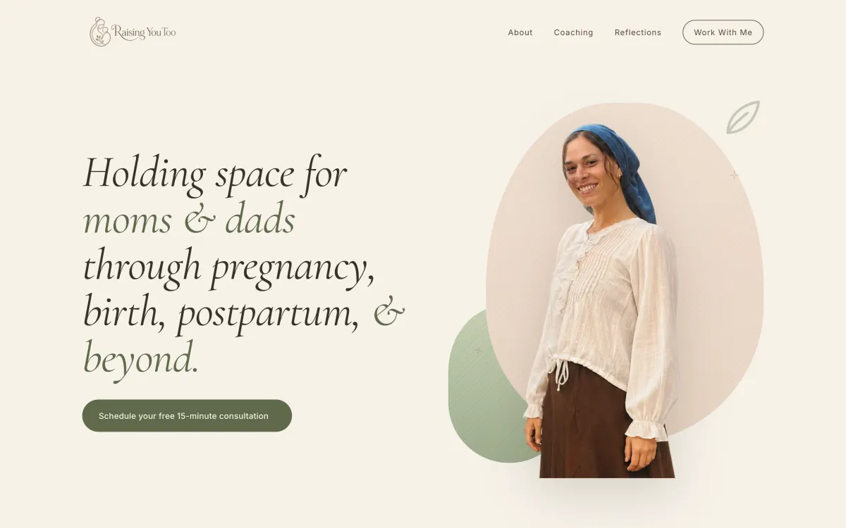 Raising You Too website