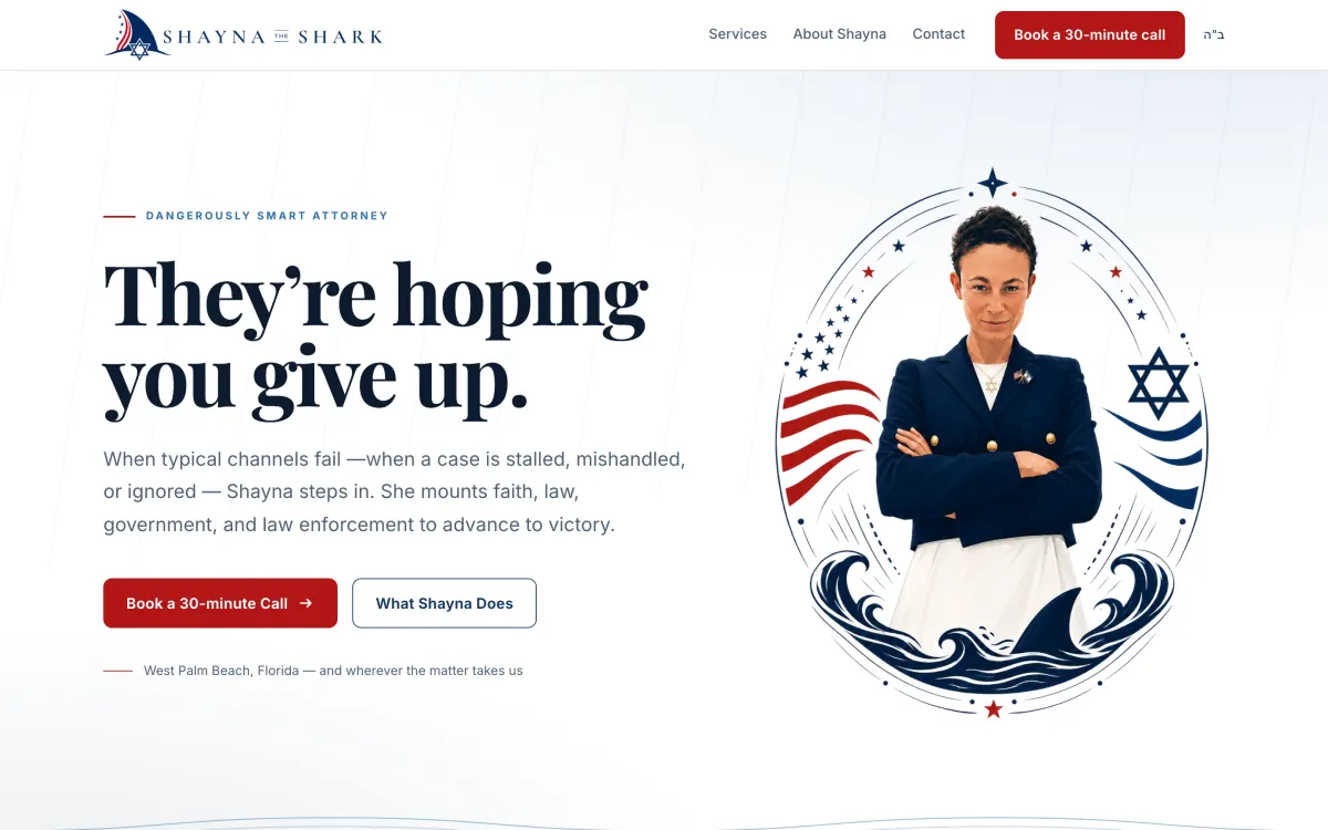 Shayna the Shark website