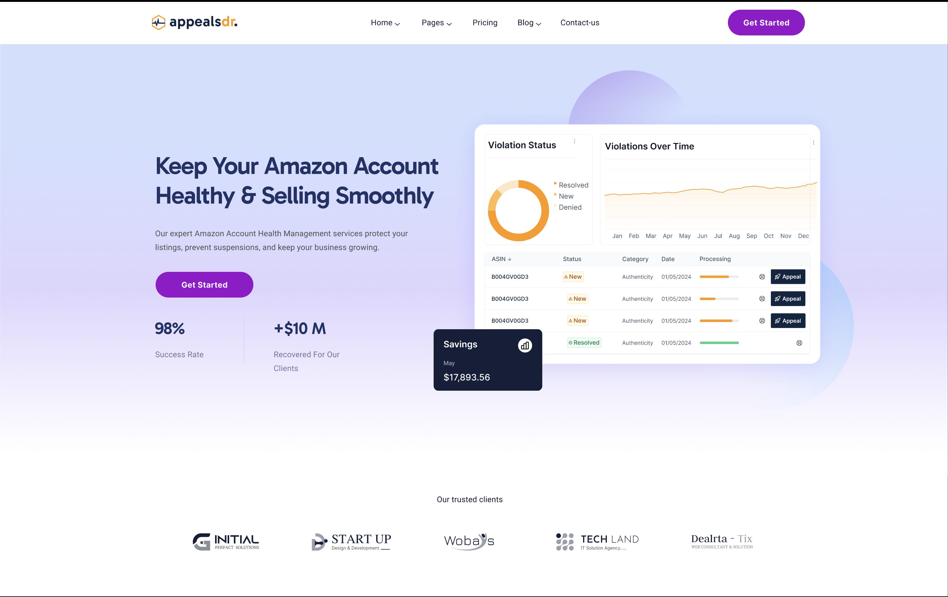 AppealsDr website