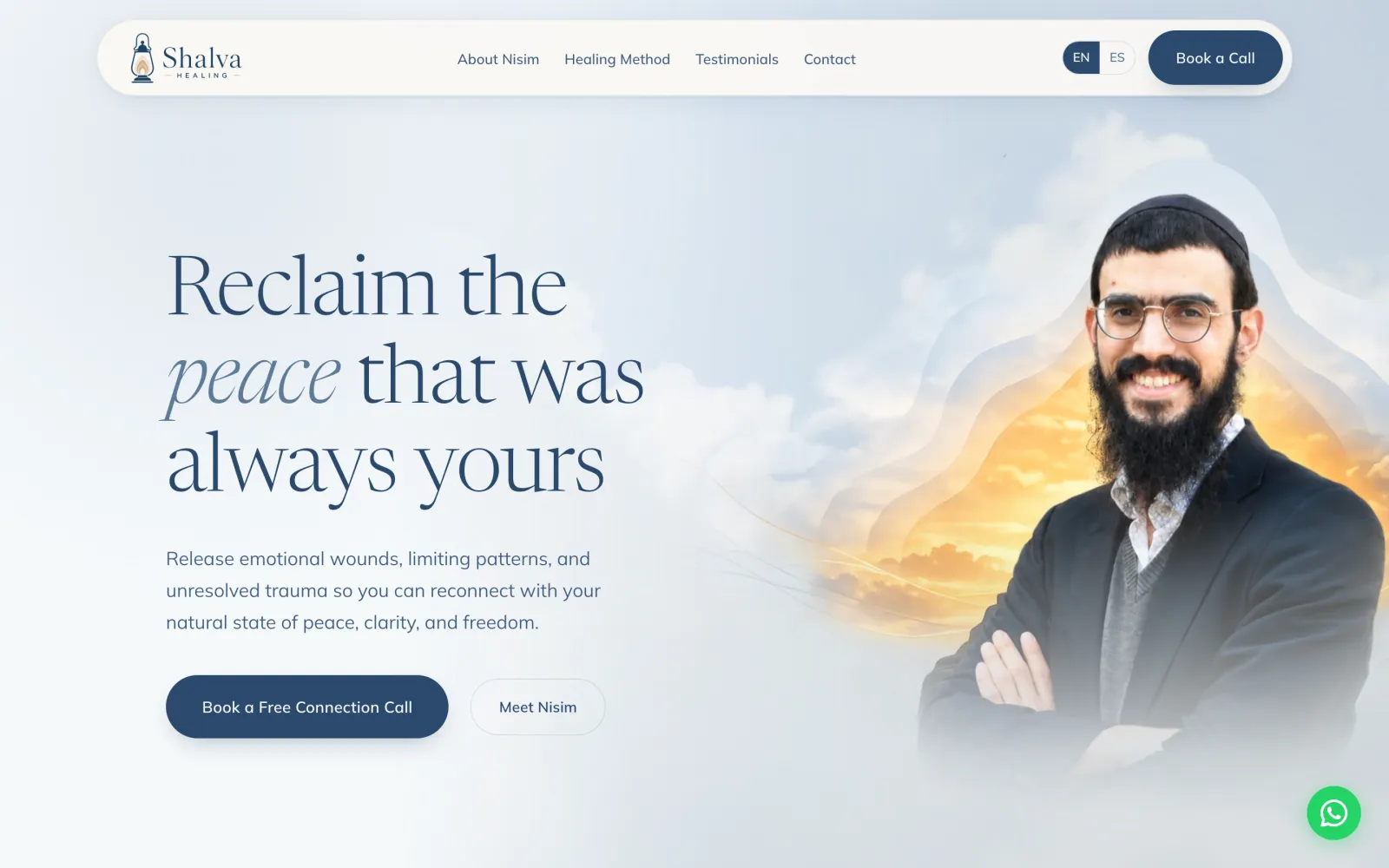 Shalva Healing website
